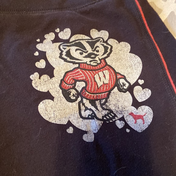 Pink Wisconsin sweat pants - Picture 2 of 5